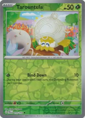 Paldea Evolved Tarountula #16/193 reverse holo